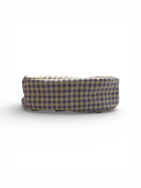 Baggu Pansy Blue Gingham Medium Nylon Crescent Bag Urban Outfitters Exclusive UO - Picture 3 of 3